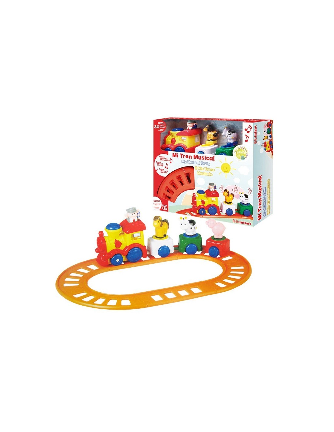 Tren musical para beb&eacute;s de 1 a&ntilde;o